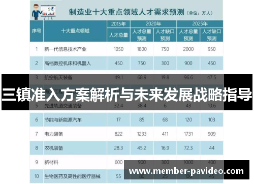 三镇准入方案解析与未来发展战略指导