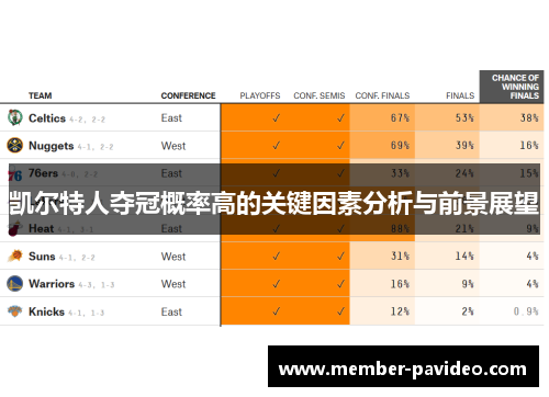 凯尔特人夺冠概率高的关键因素分析与前景展望